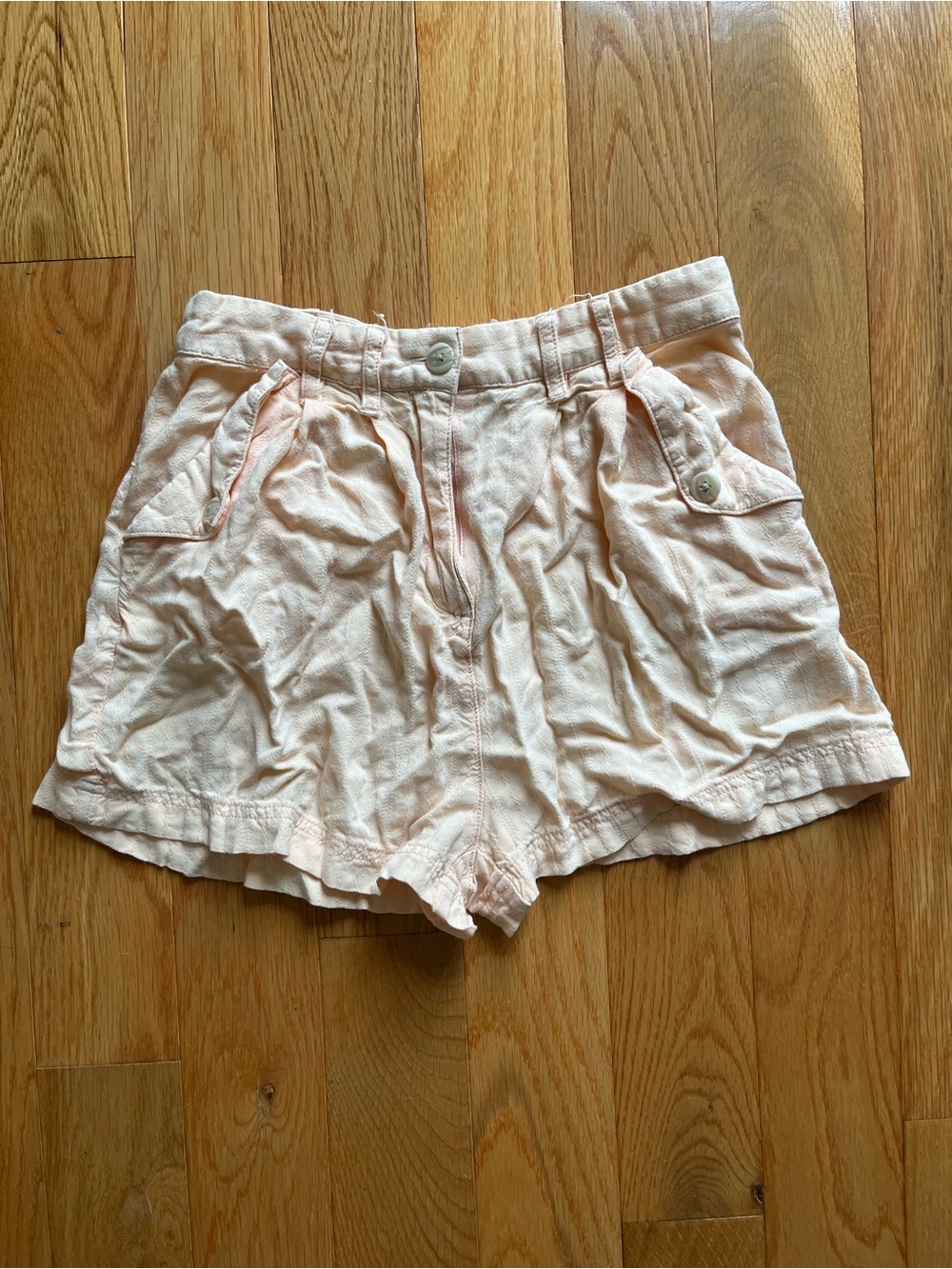 Kimchi Blue Pale Pink High-Waist Casual Shorts